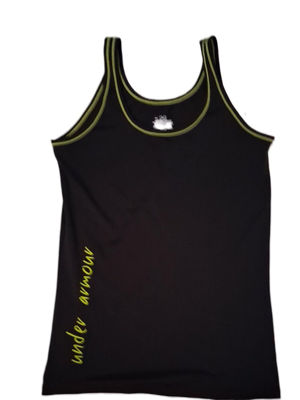 Under Armour Black Neon Trim Tank | Women’s Athletic Top | Workout Gear